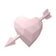 thumbnail image 2 of Fiudx Escultura de Papel de Corazón Diy, Decoración Manual para Colgar En La Pared, Actividad Interactiva de Ensamblaje, Decoración para La Puerta Del Hogar, Ideal para Parejas, Kit de Modelo de Pape, 2 of 3