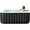 Black - 73"L x 73"W x 25"H(Square for 6 Adults), variant on 71 inch Outdoor Inflatable Hot Tub with 110 Bubble Air Jets, 2-4 Person Round Portable Hottub Spa with LED Control Panel, Blow Up Spa Bathtub with 2 Filter, Temperature up to 104°F