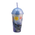 thumbnail image 1 of Vaso Doble Pared Tapa Domo Estilo Metalizado Y Popote Plástico, , Diseño Stitch Live Action, Colección Disney, Vaso Decorado con Brillos, Capacidad 500 Ml, 1 of 6