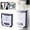 A, variant on Wall Mounted Folding Kitchen Can Cabinet Door Mount Household Bathroom Garbage 10 Liter Storage Capacity
