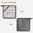 thumbnail image 2 of Sikiie Cute Dog Pot Holders Kitchen Insulation Mats Heat Resistant Pot-Holder Oven Anti-Scald Pads for Cooking Baking, 7.1*7.1inch, 2 of 8