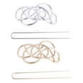 thumbnail image 1 of 2 piezas de jaula para moños vintage, soporte para moños, palitos para el cabello, accesorios para el cabello para mujeres, 1 of 7