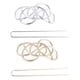 thumbnail image 1 of 2 piezas de jaula para moños vintage, soporte para moños, palitos para el cabello, accesorios para el cabello para mujeres, 1 of 7