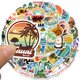thumbnail image 3 of Hapiuen Stickers Impermeables de Verano Hawaiano 50 Piezas, 3 of 8