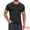 Black, variant on DARING DIVA Men's Workout Stretch Crew Neck Short Sleeve T-Shirt M Dark Blue