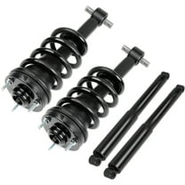 CCIYU 4 pcs Front and Rear Pair Strut and Spring shock Assembly 139105 911533 for 2007-2013 for Chevrolet Silverado 15002007-2013 for GMC Sierra 1500