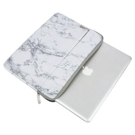 Mosiso Laptop Sleeve Bag 15-15.6 Inch MacBook Pro Ultrabook Notebook Computer Canvas Marble Pattern Protective Tablet Carrying Case (Best Macbook Laptop Sleeve)