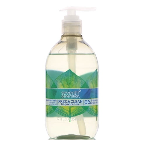 Seventh Generation Natural Hand Wash Free And Clean Unscented, 12 Oz