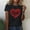 Black, variant on Valentines Day Shirts Women Cute Heart Print Shirt Casual Valentines Top for Women Short Sleeve Love Letter Graphic Tees Tops Crewneck Pullover T-Shirts Size 2X 3X