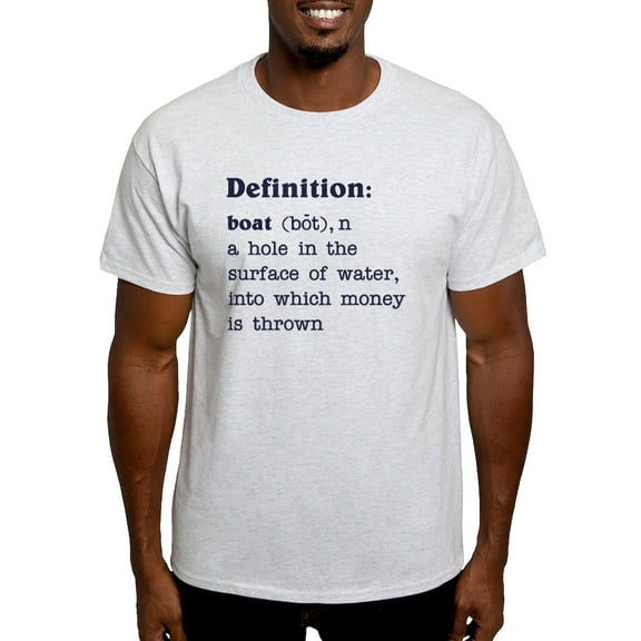 CafePress - Boat Definition Light T Shirt - Men's Classic Graphic T-Shirt