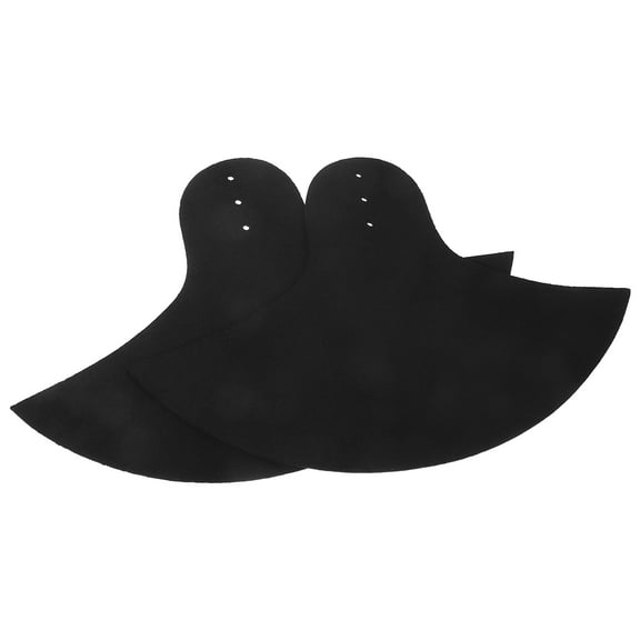 WRITWAA 2-Pack Black Silent Rubber Drum Pads for Practice, Noise Reduction, Drum Mute Pads for Musicians