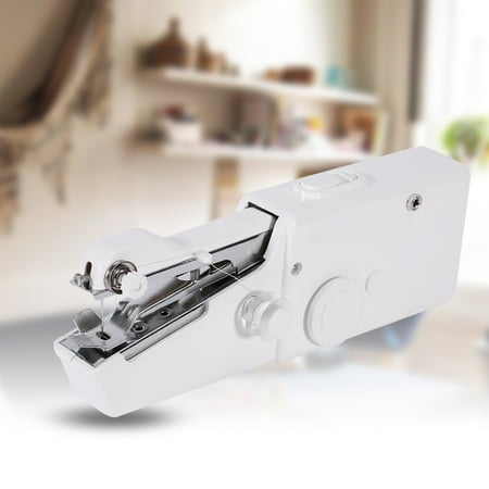 Tebru Home Devices,Mini Home Desk Sew Quick Hand-held Stitch Clothes Sewing Machine High Quality
