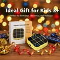 thumbnail image 6 of Electronic Tic Tac Toe Game, Upgraded 4-in-1 Handheld Digital Puzzle Console, Portable Travel Brain Toy, Gift for Kids 4+ Home, School, Yellow, 6 of 12