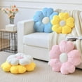 thumbnail image 5 of SUSIELADY Flower Pillow, Flower Shaped Pillow Decorative Throw Pillows for Bed Couch Sofa Bedroom Living Room, Cute Daisy Pillow Dorm Decor Floor Seating Cushion, 19.69” , Pink, 5 of 7