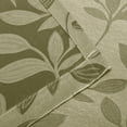 thumbnail image 4 of Leaves Patterned Blackout Curtain Panels, 52" x 108", Sage by Blue Nile Mills, 4 of 6