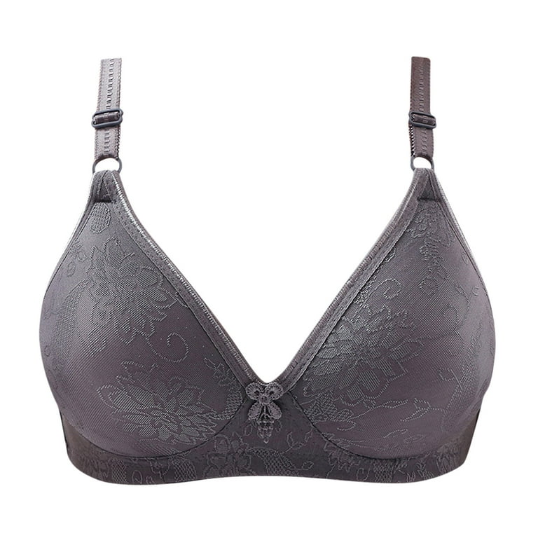 Bras No Underwire Push Up Bras Breathable On Clearance Woman's Comfortable  Lace Breathable Bra Underwear No Rims