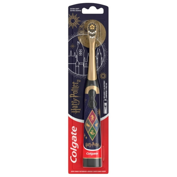 Colgate Harry Potter Kids Battery Toothbrush, Extra Soft, 1 Pack