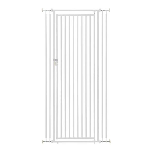 Richell 94953 Extra Tall Cat Safety Gate in White