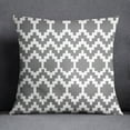 thumbnail image 2 of S4Sassy Ikat Print Home Decor Gray Cushion Cover Pillow Case Square Throw - Choose Size, 2 of 4