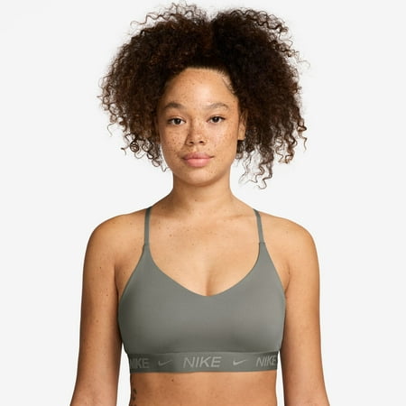 Nike Indy Light Support Padded Sports Bra Color: Light Army Green Size: SMALL