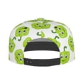 thumbnail image 5 of Adjustable Baseball Cap, green sweet peppers cute funny Flat Bill Trucker Flat Brim Hats Dad Hat for Men Women - Snapback Hat Adjustable Size, 5 of 7