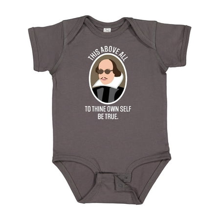 

Inktastic To Thine Own Self Be True Shakespeare Gift Baby Boy or Baby Girl Bodysuit