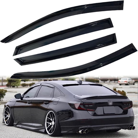 For 2018-2022 Honda Accord 10th Gen Side Window Visor Vent Rain Guards Deflector