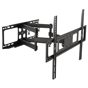 Full-Motion Dual-Arm TV Wall Mount: 37"-70" Screens