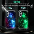 thumbnail image 3 of Casetego for Samsung Galaxy A55 5G/A35 5G Case,Glow in The Dark Three Layer Heavy Duty Shockproof Full Protection Hard Plastic Bumper+Soft Silicone Protective Case,Shiny Blue, 3 of 8