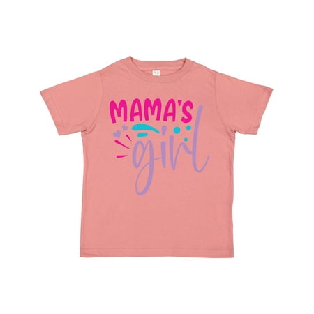 

Inktastic Mama s Girl Text in Pink and Purple Gift Toddler Toddler Girl T-Shirt
