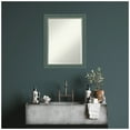 thumbnail image 4 of Amanti Art Upcycled Teal Grey Beveled Wood Bathroom Wall Mirror, 4 of 10