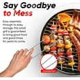 thumbnail image 3 of GasOne 14 Inch Portable Charcoal Grills - Portable Grill - for BBQ, 3 of 8