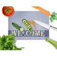 thumbnail image 2 of Carolines Treasures BB5551LCB Pug Welcome Glass Cutting Board - Large, 2 of 2
