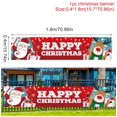 thumbnail image 3 of Bandera navideña para exteriores, decoración navideña para el hogar, adorno navideño 2024, regalo de Navidad Natal Noel, feliz año nuevo 2025, 3 of 5