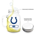 thumbnail image 4 of Indianapolis Colts Mason Jar Glass With Lid, 4 of 5
