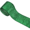 thumbnail image 2 of Glitter Wired Ribbon Decorations for Christmas Tree, Xmas Ribbons for Wreath DIY Crafts Farmhouse Home Outdoor Party Decor, 2.5" x 10 Yards x 1 Roll, 2 of 8