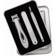 thumbnail image 2 of Stainless Steel Nail Clippers Set with Case, Wide Jaw Opening for Fingernails & Toenails, Includes Nail File for Men and Women, 2 of 5