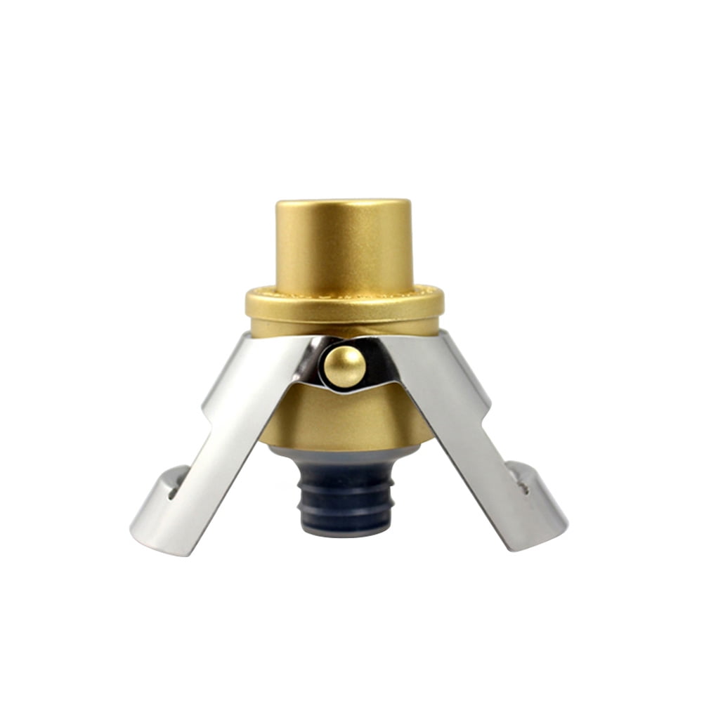 HOMEMAXS Stainless Steel Champagne Stopper Sparkling Wine Bottle Plug