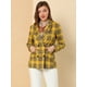 thumbnail image 2 of Día de San Patricio Para Mujer, Solapa Con Muesca, Doble Botonadura, Trabajo A Cuadros, Chaqueta Formal, Chaqueta Amarillo XL, 2 of 6