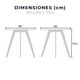 thumbnail image 5 of Mesa de Comedor Mundo In Frankfurt Eames 80cm Circular Nogal, 5 of 7