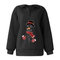 thumbnail image 4 of Oversized Sweatshirt for Women Womens Tops Dressy Casual Womens Winter Tops Ladies Long Sleeve Tops Fall Clothes for Women with Pocket Turndown Collar Sweatshirt Women Long Sleeve Quarter Zip, 4 of 5