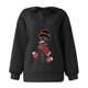thumbnail image 5 of Sudaderas Navideñas de Cuello Redondo Para Mujer Otoño Invierno Casual Temperamento Moda Felpa Cálido Underlay Estampado Suéter Manga Larga Top Odeerbi ODB192553, 5 of 5