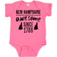 thumbnail image 3 of Inktastic New Hampshire Awesome Since 1788 Boys or Girls Baby Bodysuit, 3 of 5