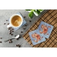 thumbnail image 3 of Carolines Treasures 8147FC Crab Foam Coaster Set of 4 3 1/2 x 3 1/2 multicolor, 3 of 3