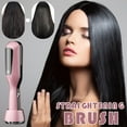 thumbnail image 3 of Cordless Hair Straightener Brush, 2026 New Portable Straightener Brush, Mini Hot Straightening Comb, LED Display Rechargeable Cordless Straightening Irons Comb for Women Short Long Hair, 3 of 7