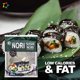 thumbnail image 5 of Sushi Nori Seaweed Sheets – 30 Full Size USDA Organic Yaki Roasted Rolls Wraps Snack 100% Natural Laver Gluten Free No MSG Non GMO Vegan Kosher 25 Gram 0.88 Ounce (10 Sheet X 3 Pack), 5 of 5