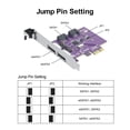 thumbnail image 4 of Tarjeta de expansión PCIe SATA 10Gtek de 2 puertos SATA3.0 6 Gbps/eSATA 3.0, 4 of 9