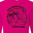 thumbnail image 4 of Inktastic Summer Vacation Mode Anna Maria Island Florida Long Sleeve T-Shirt, 4 of 5