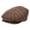 Brown, variant on Men's Herringbone Wool Blend Stripe Newsboy Ivy Cap Snap Brim Tweed Gatsby Hat