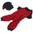 thumbnail image 4 of Pet Jumpsuit, Multipurpose Stylish Dog Clothes Comfortable Light  For Travel For Indoor For Vacation SY59 Gray Contrast Color,SY60 Red Contrast Color, 4 of 8